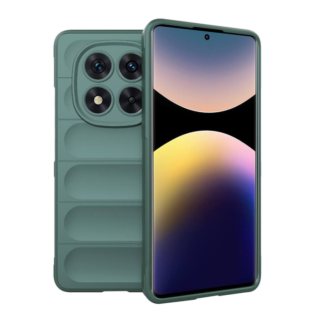 Techsuit Xiaomi Redmi Note 14 Pro 5G / Poco X7 Magic Shield Θήκη Σιλικόνης TPU - Green