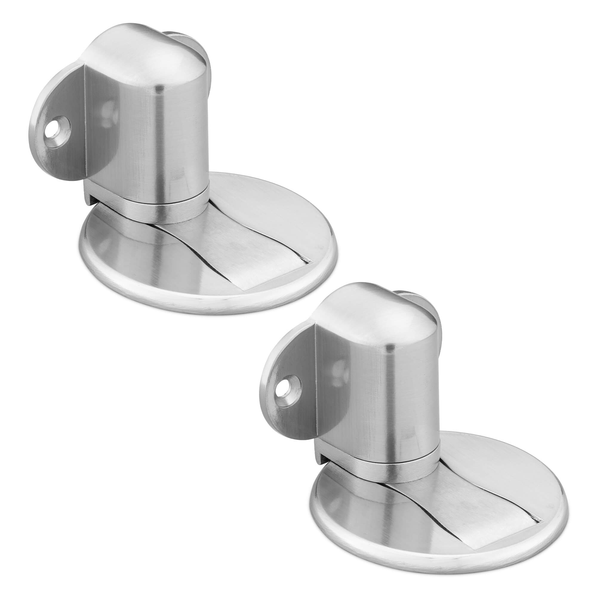 Navaris Σετ με 2 Μαγνητικά Στοπ Πόρτας - Silver - 56155.02