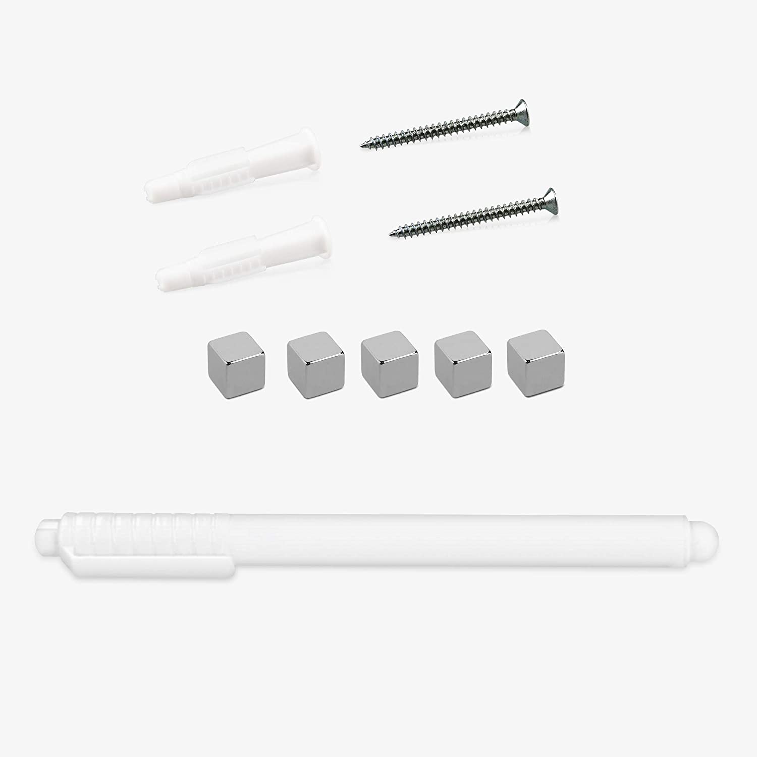 Navaris Μαγνητικός Γυάλινος Πίνακας - 80 x 30cm - Design Dark Stereoscopic - Black - 53031.01