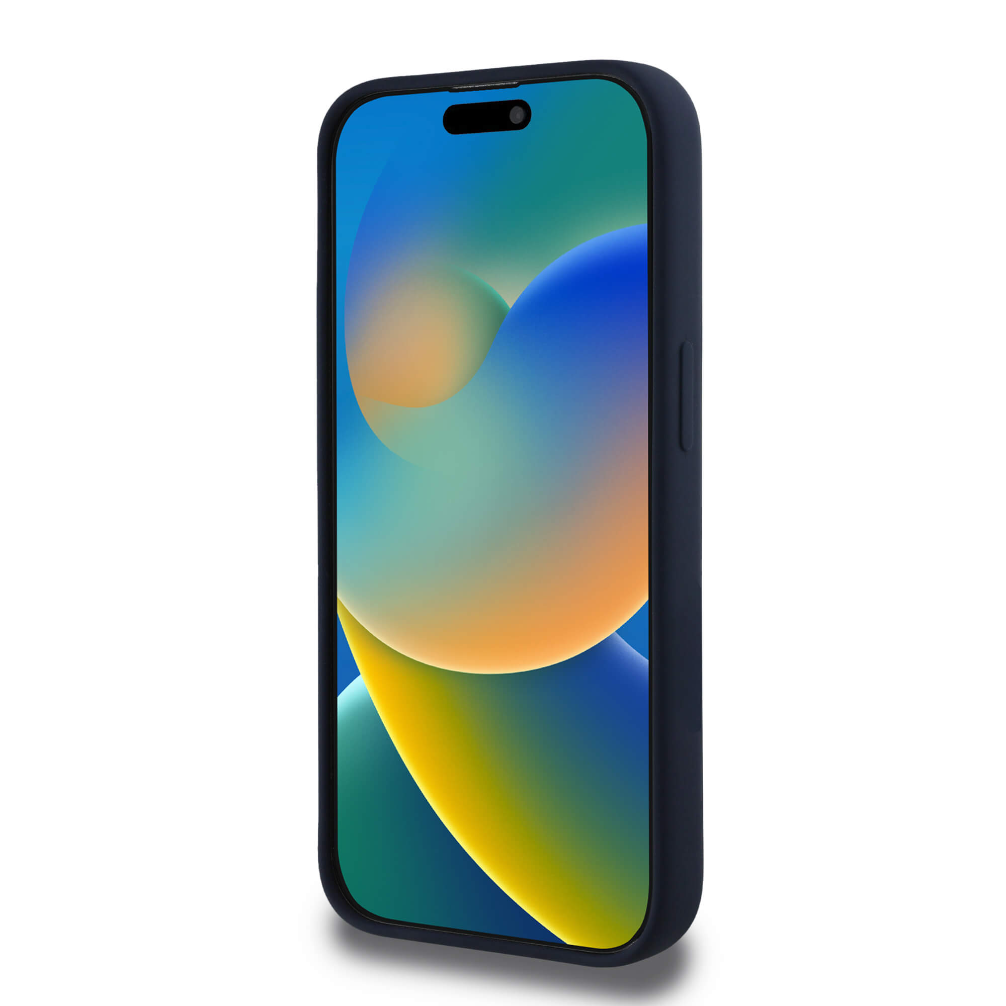 Red Bull iPhone 15 Pro - Silicone Red Ring - MagSafe Σκληρή Θήκη με Πλαίσιο Σιλικόνης - Navy - RBHMP15L24SIILVR