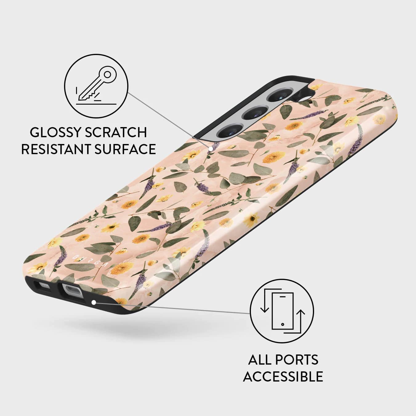 Burga Samsung Galaxy S22 Plus Fashion Tough Σκληρή Θήκη - Sunday Brunch