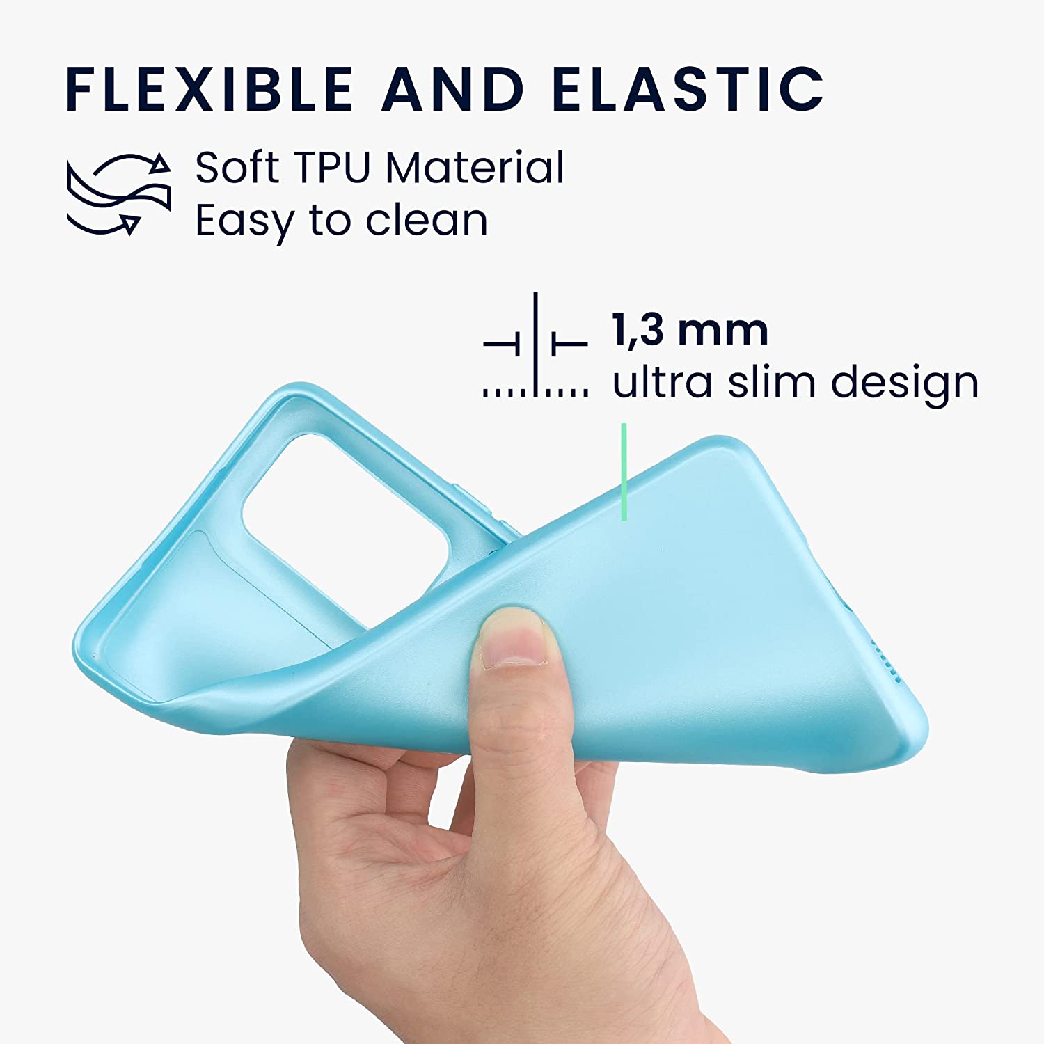 KW Samsung Galaxy A53 5G Θήκη Σιλικόνης TPU - Metallic Mint Green - 58019.231