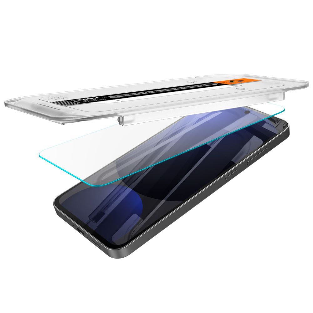 Spigen Samsung Galaxy S24 FE Glas.TR EZ Fit 0.2mm 2.5D 9H Tempered Glass Αντιχαρακτικό Γυαλί Οθόνης - 2 Τεμάχια - Clear - AGL08729