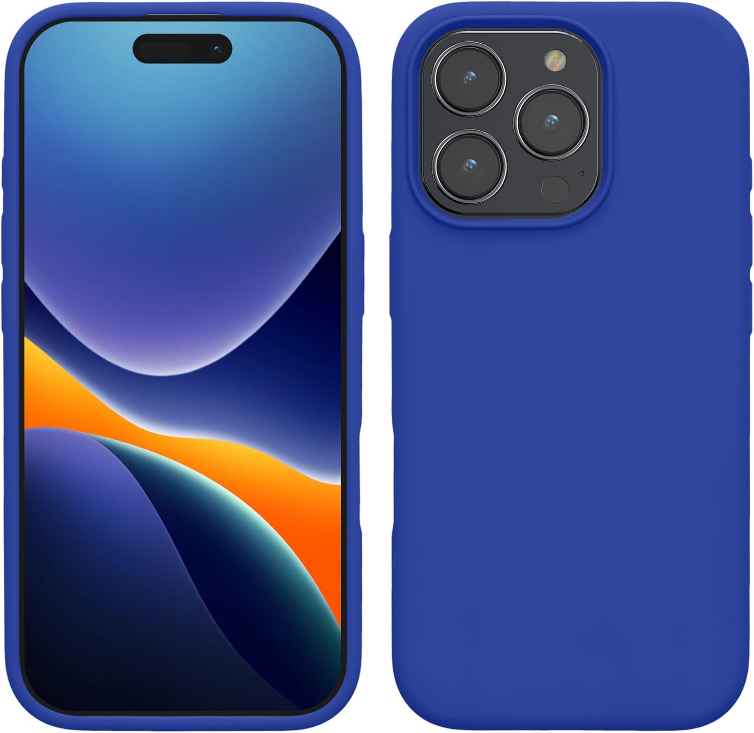 KW iPhone 16 Pro Max Θήκη Σιλικόνης Rubberized TPU - Baltic Blue