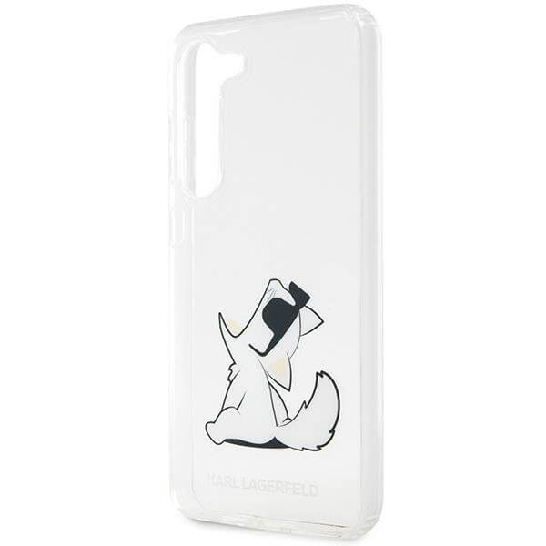 Karl Lagerfeld Samsung Galaxy S23+ - Choupette Fun Σκληρή Θήκη με Πλαίσιο Σιλικόνης - Διάφανη - KLHCS23MCFNRC