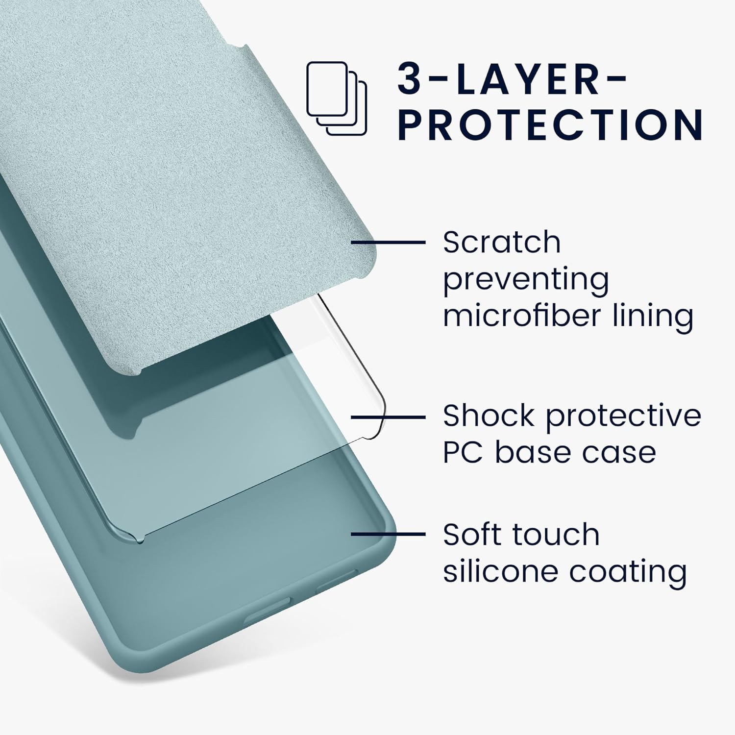 KW iPhone 15 Pro Max Θήκη Σιλικόνης Rubberized TPU - Antique Stone