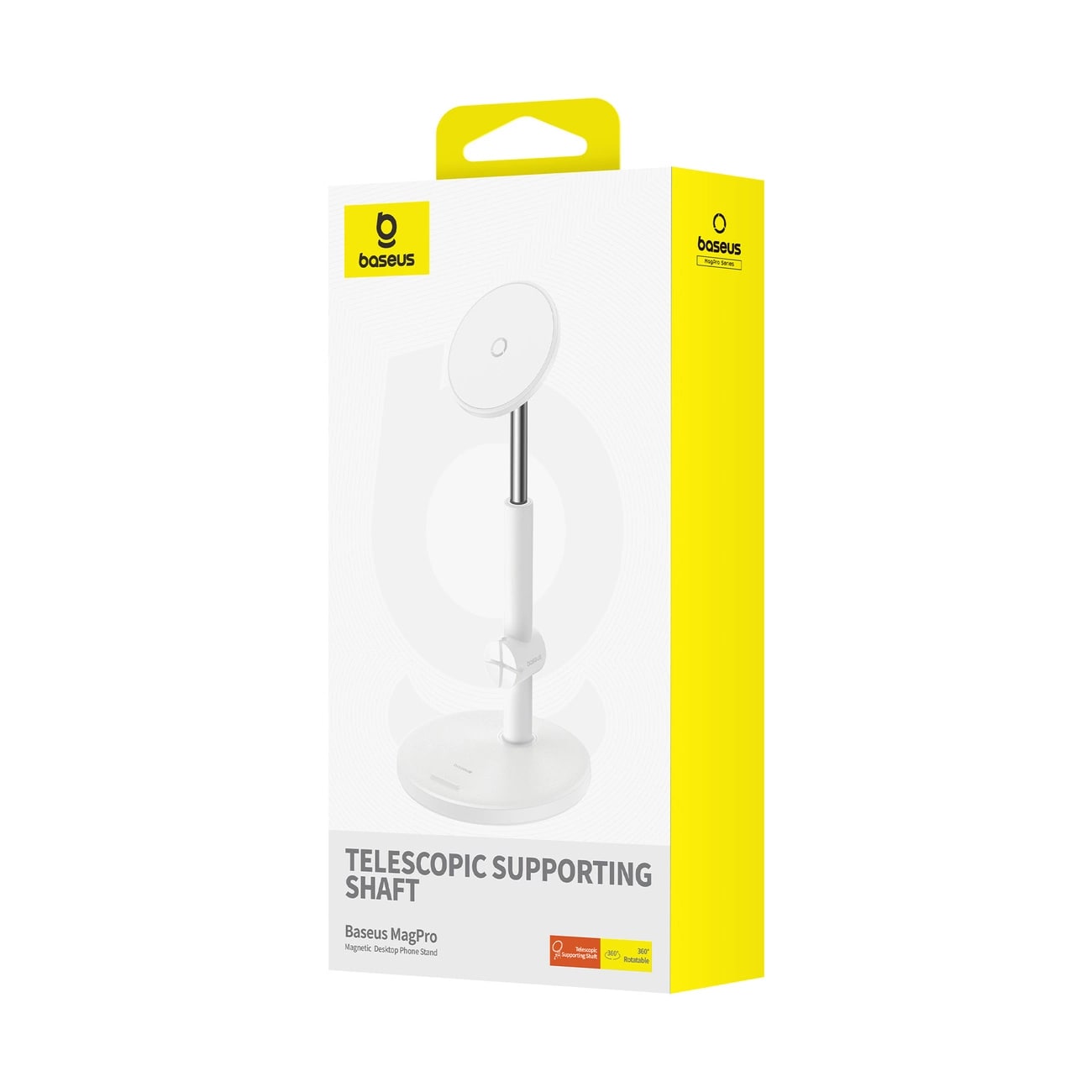 Baseus MagPro Telescopic Μαγνητική Βάση Στήριξης Κινητού - White