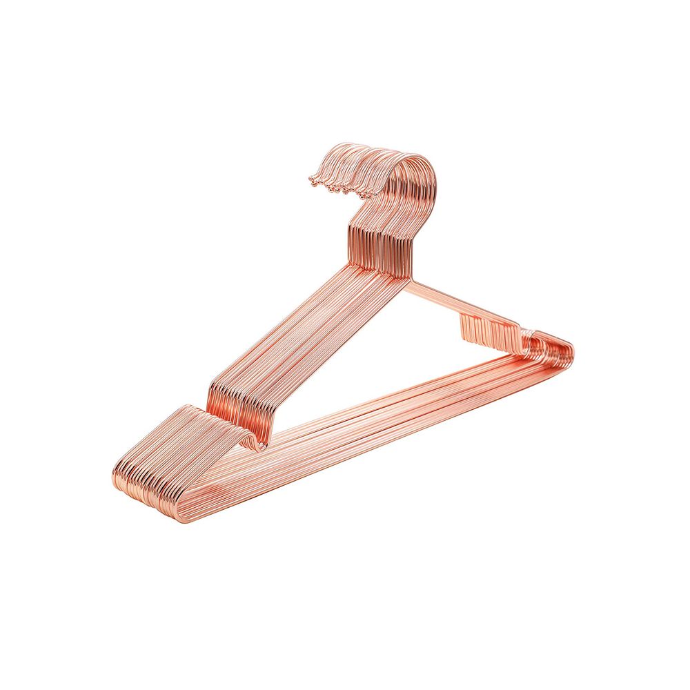 Songmics Σετ με 20 Μεταλλικές Κρεμάστρες - Rose Gold - CRI44R20