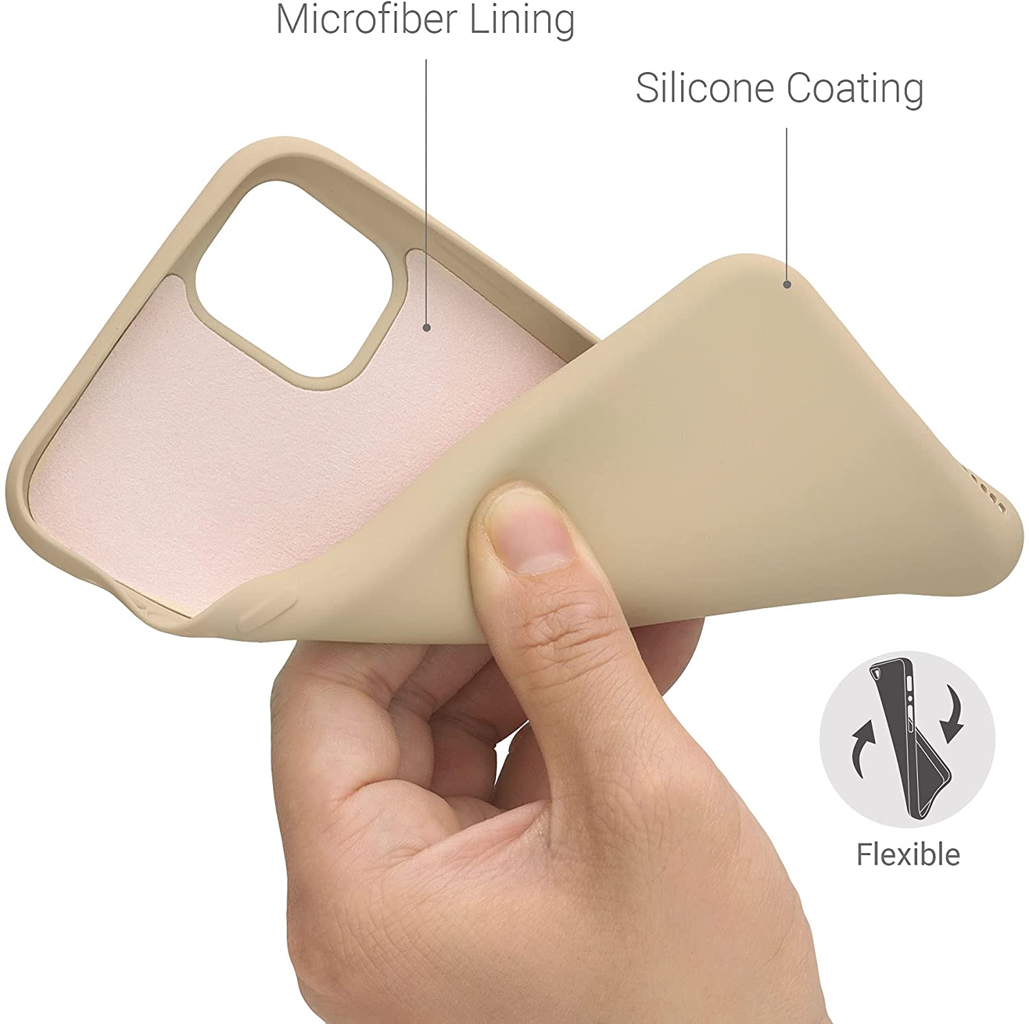 KW iPhone 11 Θήκη Σιλικόνης Rubberized TPU - Dusty Pink - 50791.10