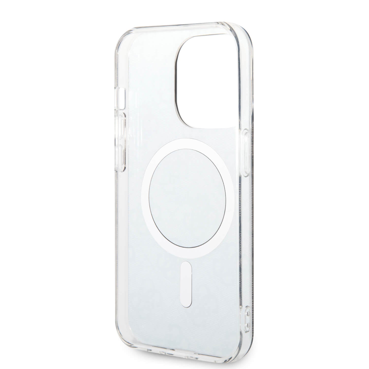 Guess iPhone 14 Pro - Bundle Pack MagSafe - Σετ Σκληρή Θήκη με Πλαίσιο Σιλικόνης και Ασύρματος Φορτιστής MagSafe - Design 4G and Gold - Black - GUBPP14LH4EACSK