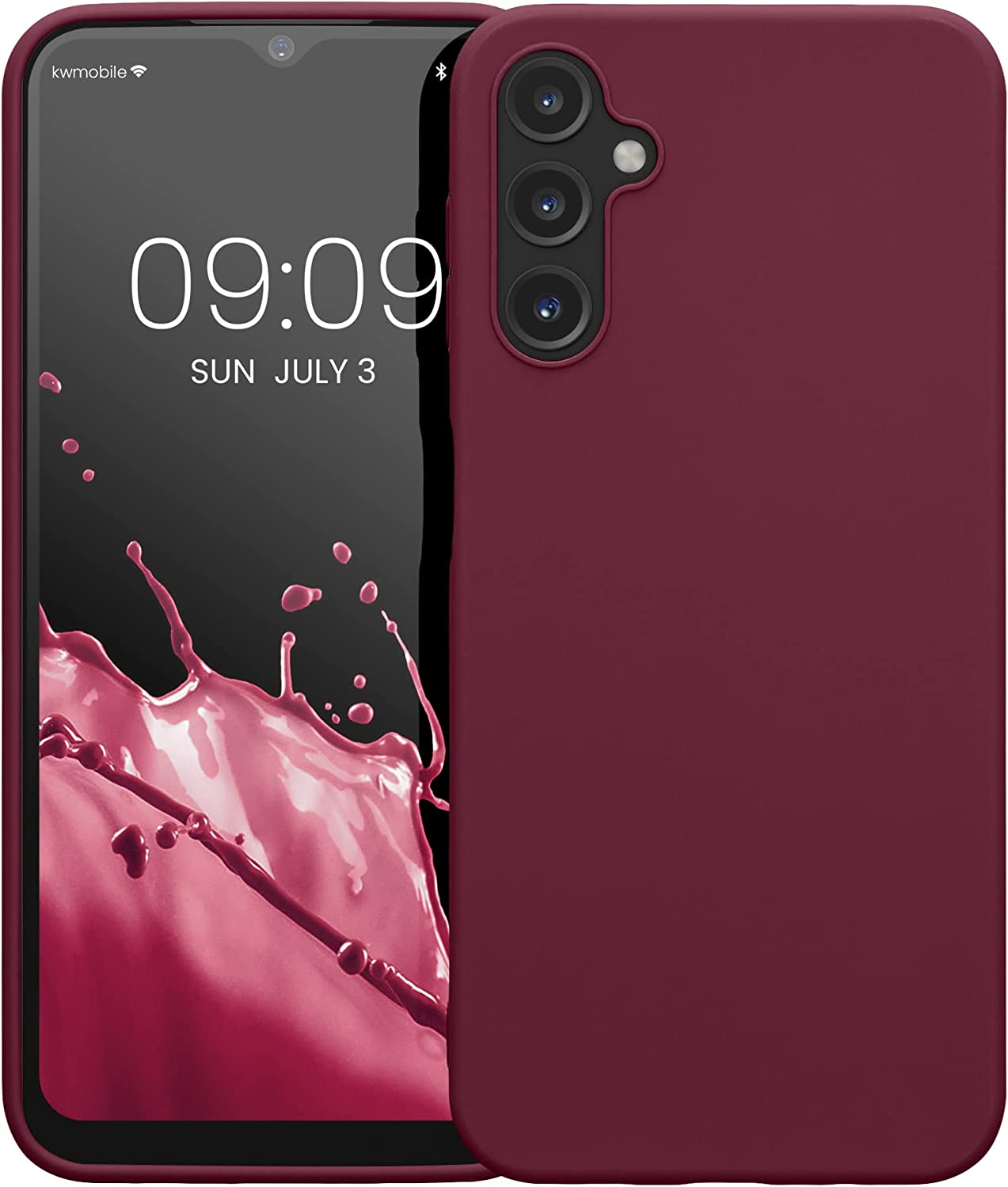 KW Samsung Galaxy A14 5G Θήκη Σιλικόνης TPU - Bordeaux Purple - 61462.187