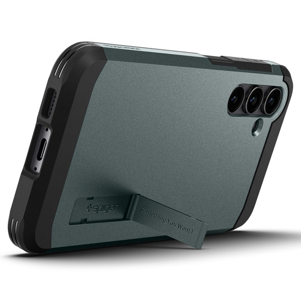 Spigen Samsung Galaxy S23 FE Tough Armor Σκληρή Θήκη - Abyss Green