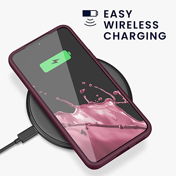 KW Samsung Galaxy S22 Θήκη Σιλικόνης TPU - Bordeaux Purple - 56758.187