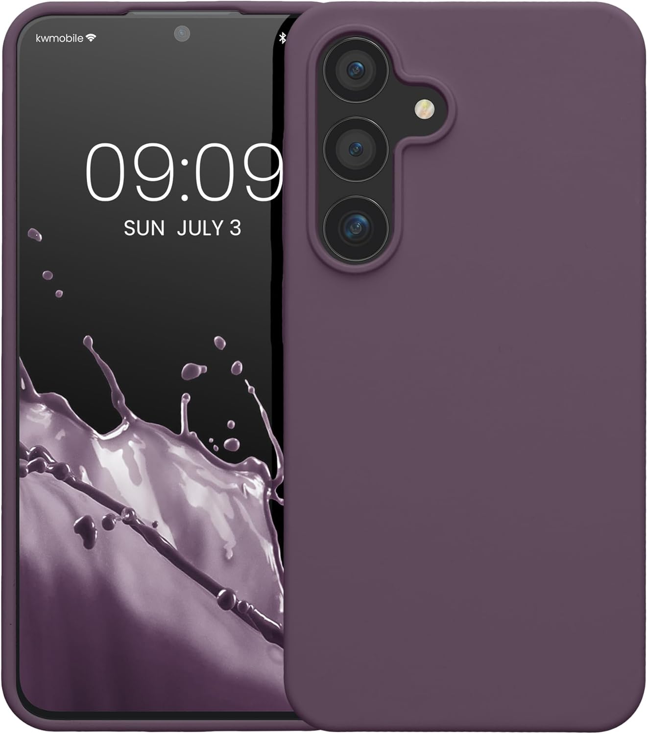 KW Samsung Galaxy S24 Θήκη Σιλικόνης Rubberized TPU - Light Iris