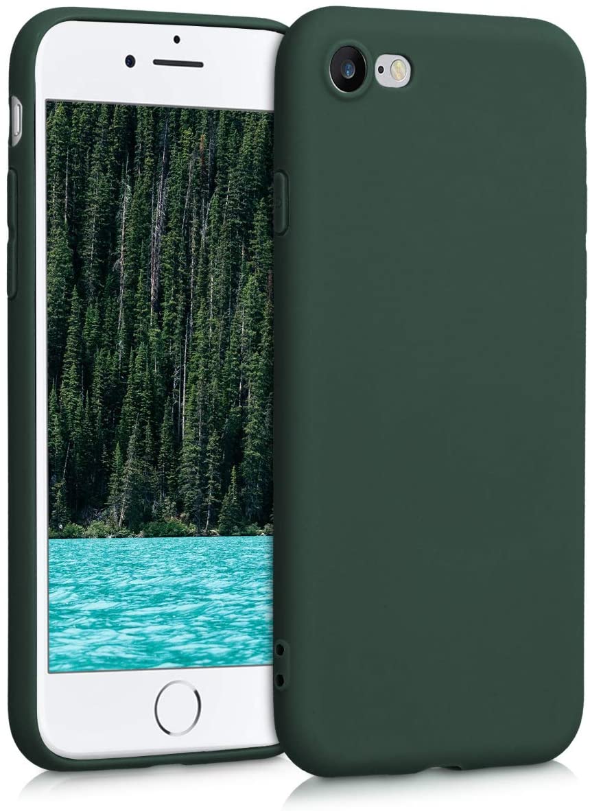 KW iPhone SE 2022 / SE 2020 / 7 / 8 Θήκη Σιλικόνης TPU - Moss Green - 39458.169