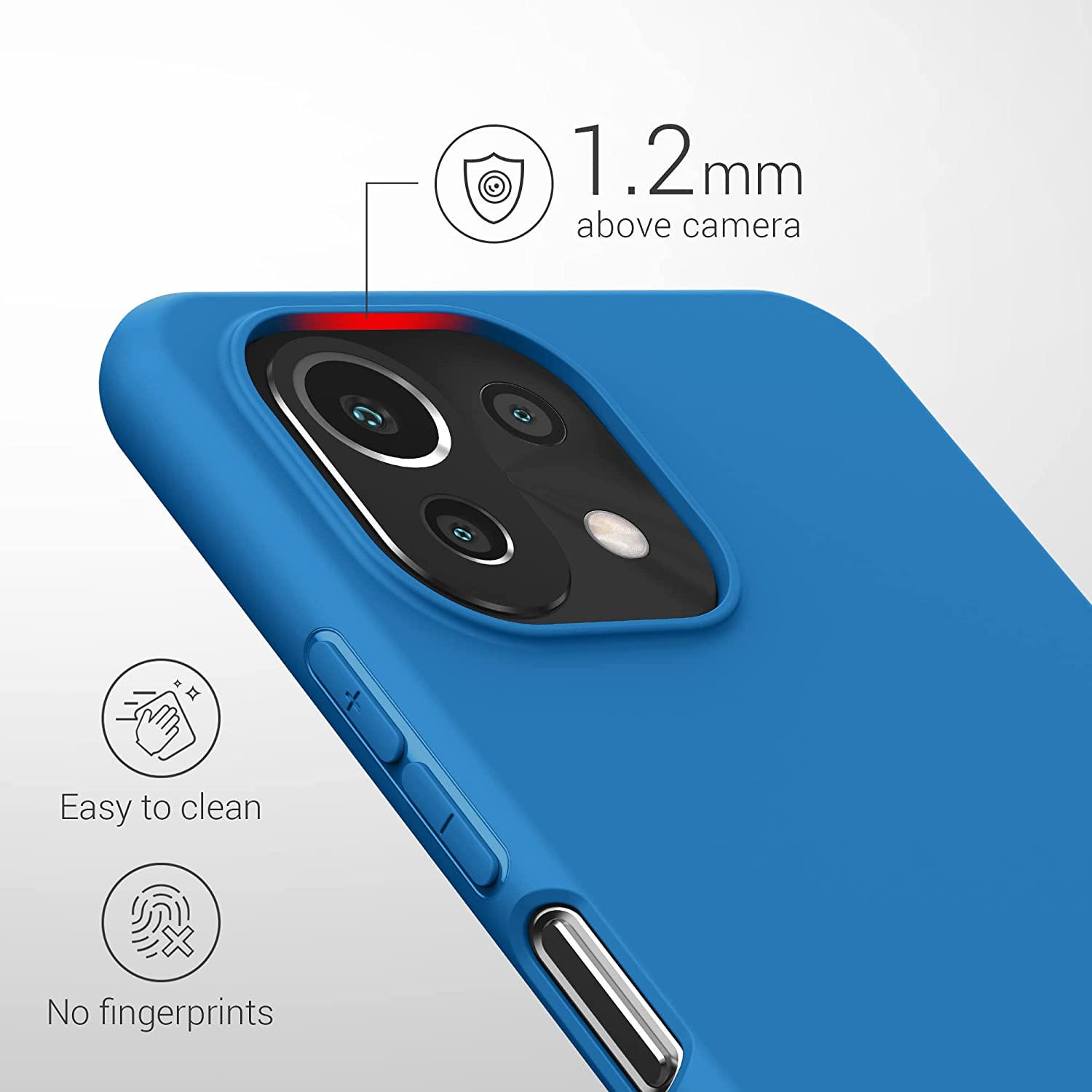 KW Xiaomi Mi 11 Lite / Mi 11 Lite 5G Θήκη Σιλικόνης TPU - Blue Reef - 54726.228