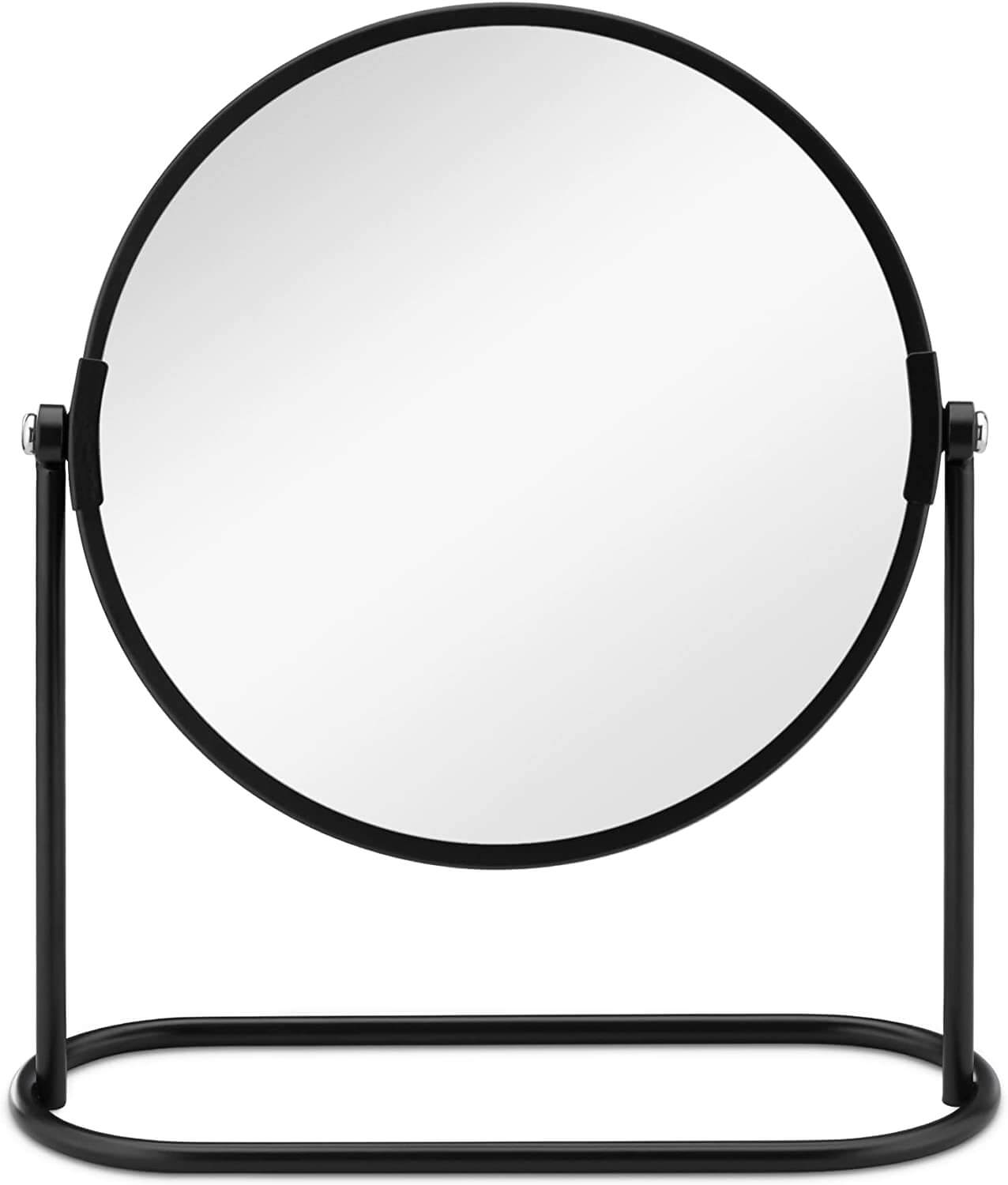 Navaris Μεταλλικός Καθρέπτης Μακιγιάζ Διπλής Όψης - 2x Μεγέθυνση - Black - 59325.01