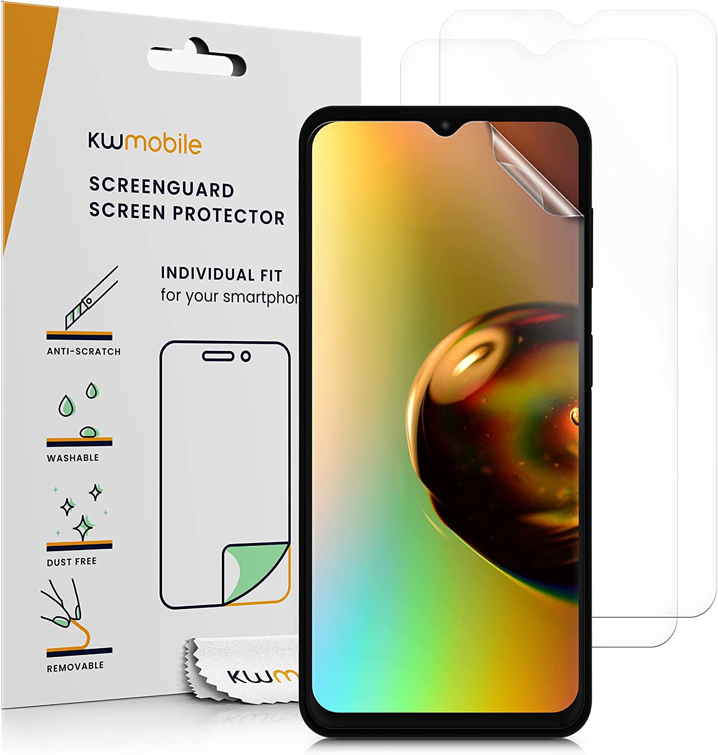 KW Samsung Galaxy A13 5G - 3 Μεμβράνες Προστασίας Οθόνης - Διάφανες - 59365.1