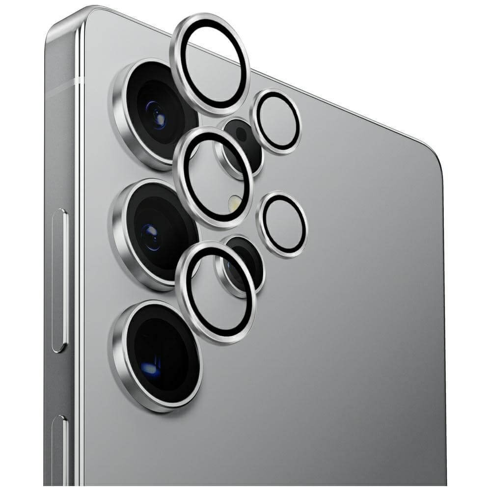 Uniq Samsung Galaxy S25 Ultra Optix Aluminium Camera Lens Protector Αντιχαρακτικό Γυαλί για την Κάμερα - Silver