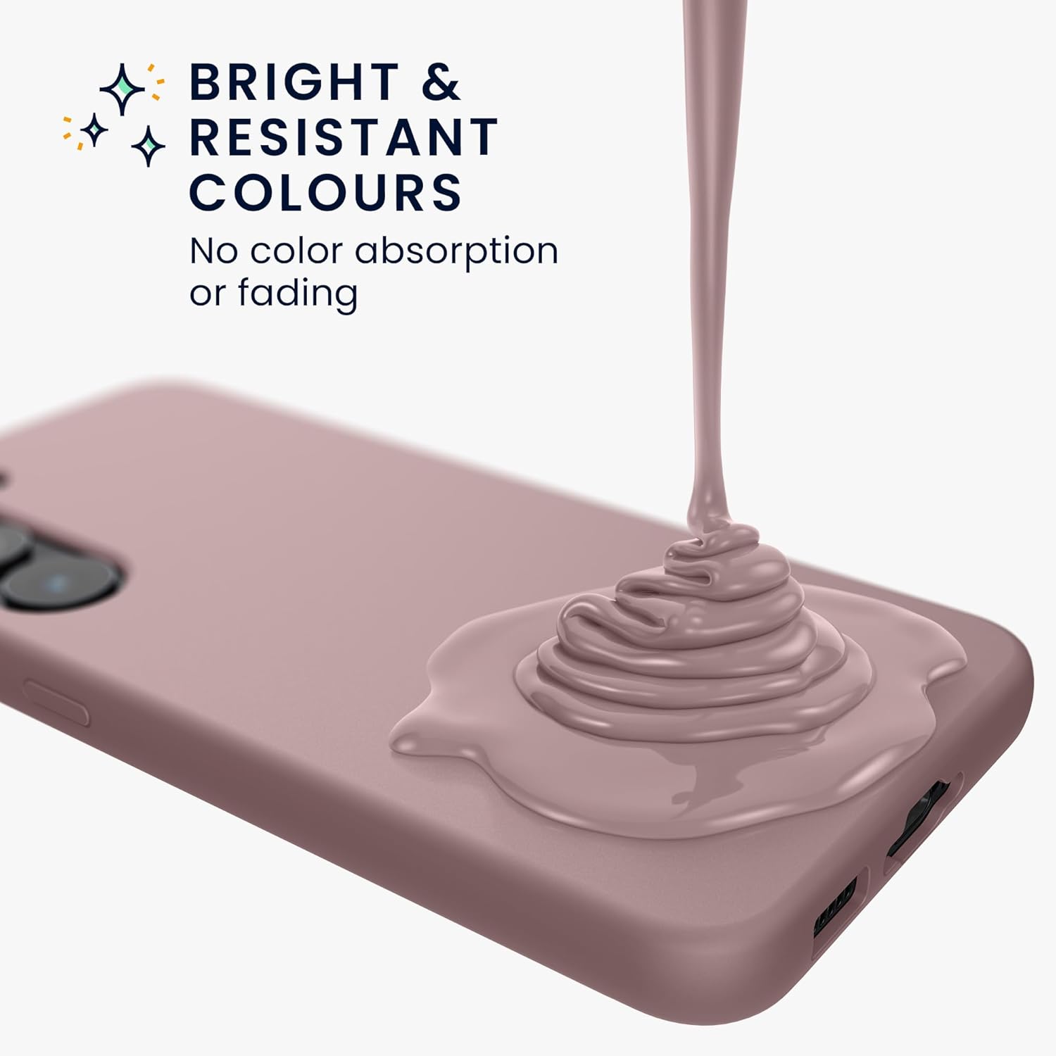 KW Samsung Galaxy A55 5G Θήκη Σιλικόνης Rubberized TPU - Nude Lilac