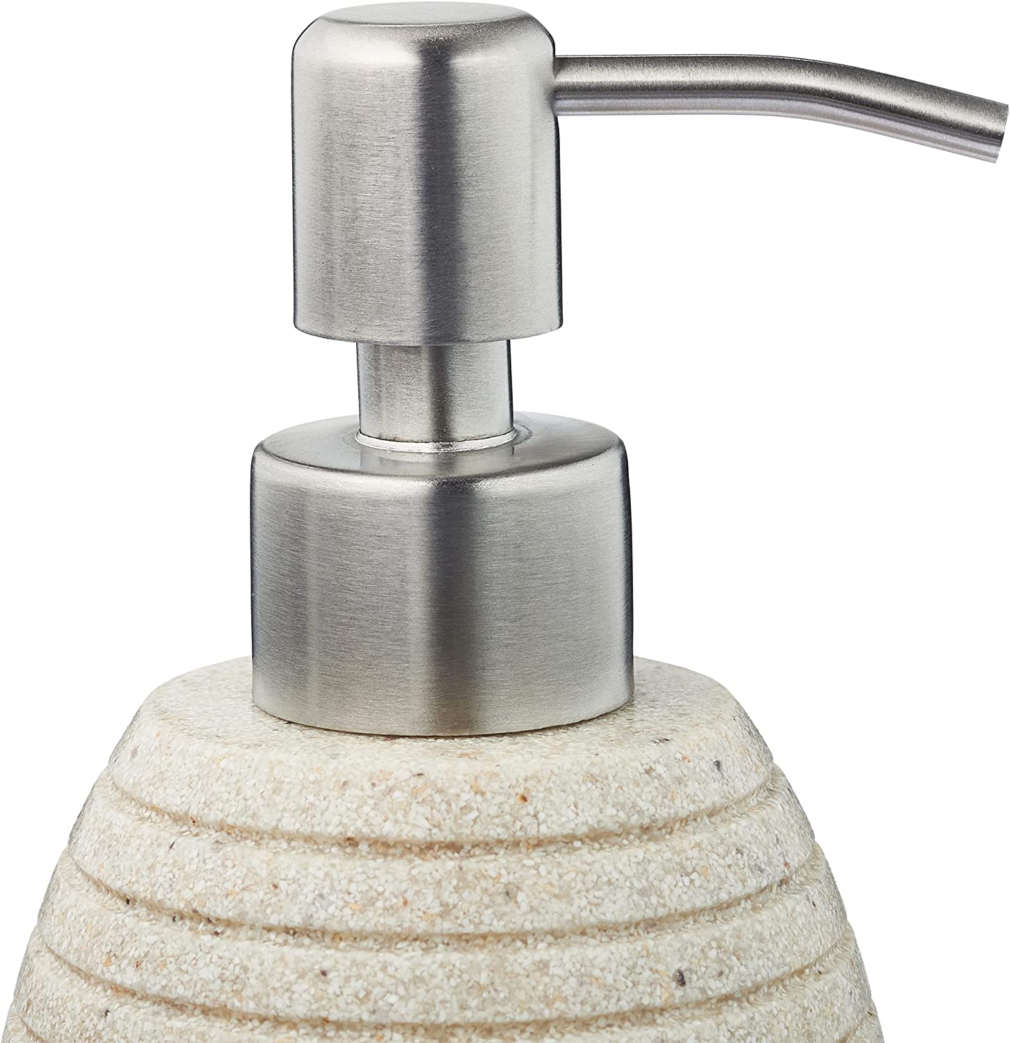 Relaxdays Σαπουνοθήκη Dispenser από Πολυρεσίνη - Beige - 4052025908782