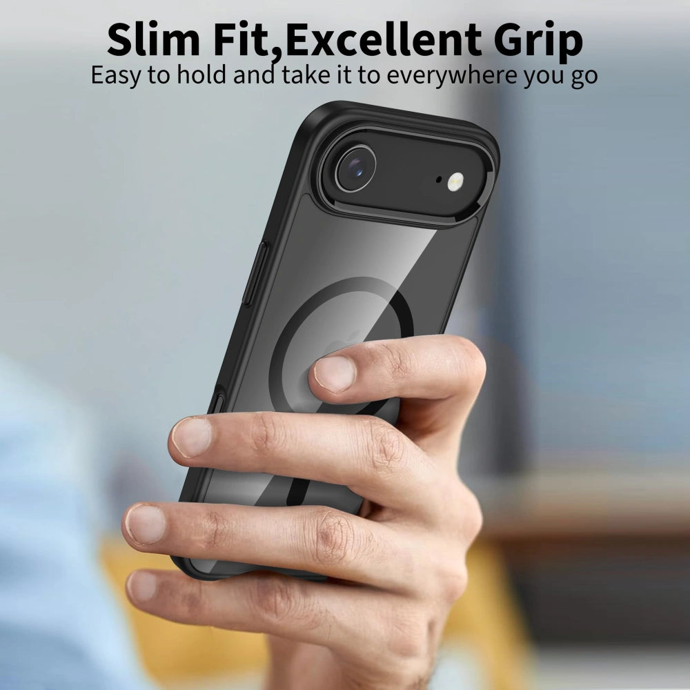 Tech-Protect iPhone Air MagMat - Σκληρή Θήκη με Πλαίσιο Σιλικόνης και MagSafe - Black / Διάφανη