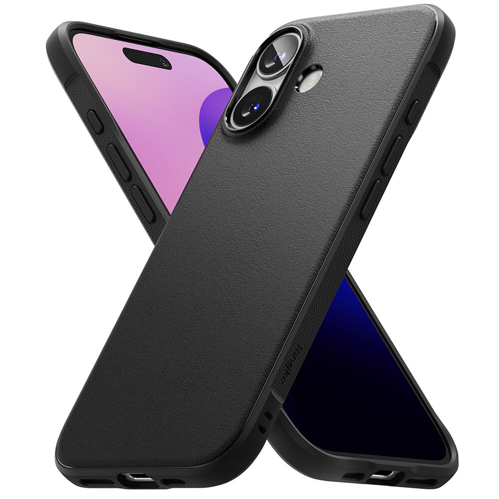 Ringke iPhone 16 Onyx Durable TPU Case Θήκη Σιλικόνης - Black