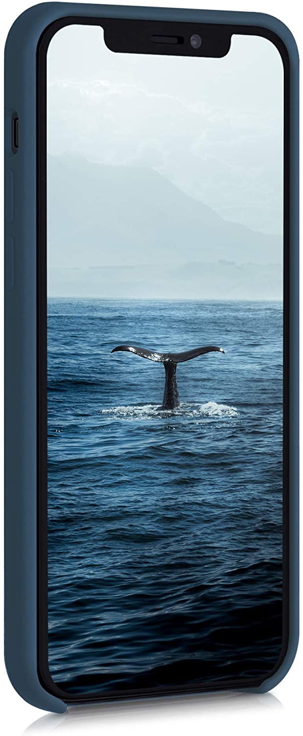 KW iPhone 12 / iPhone 12 Pro Θήκη Σιλικόνης Rubber TPU - Slate Gray - 52641.202