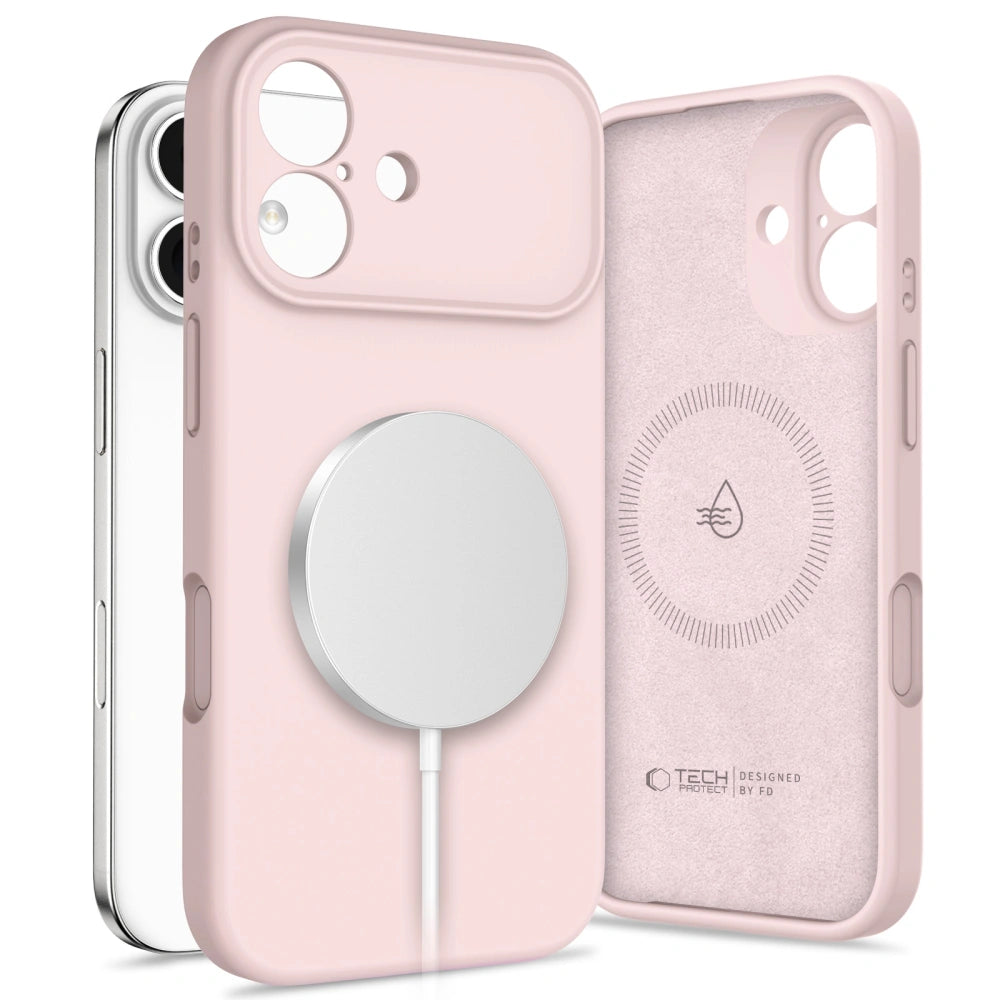 Tech-Protect iPhone 17 Silicone MagSafe - Θήκη Σιλικόνης TPU - Pink Pearl