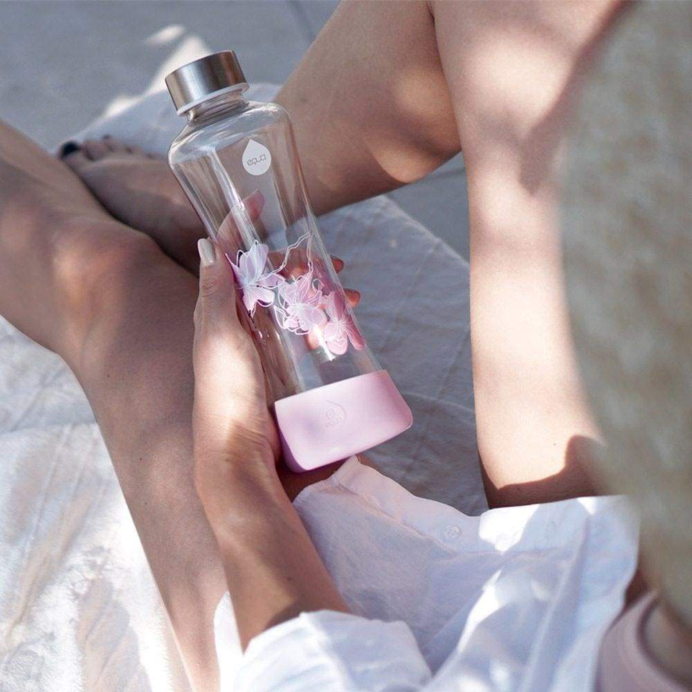 Equa Magnolia Γυάλινο Μπουκάλι Νερού - 550ml - Magnolia / Διάφανο