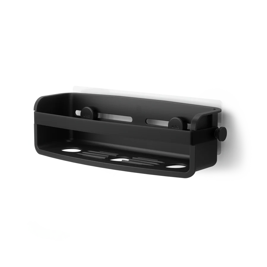 Umbra Flex Αυτοκόλλητο Επιτοίχιο Ράφι Ντουζιέρας - Black