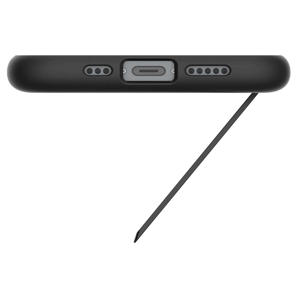 Spigen iPhone 16e Slim Armor Mag Σκληρή Θήκη με Stand και MagSafe - Black