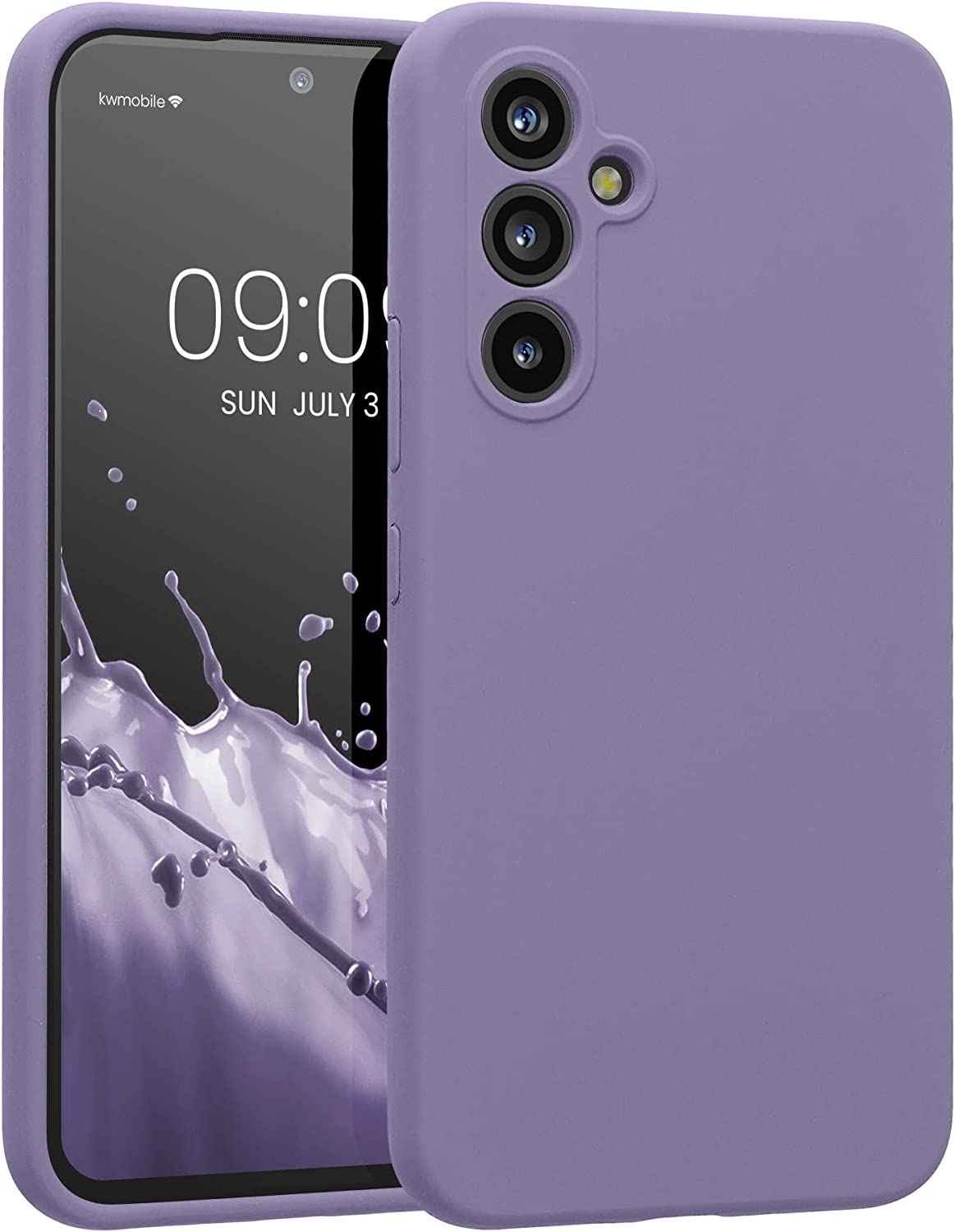 KW Samsung Galaxy A54 5G Θήκη Σιλικόνης Rubberized TPU - Violet Purple - 60795.222