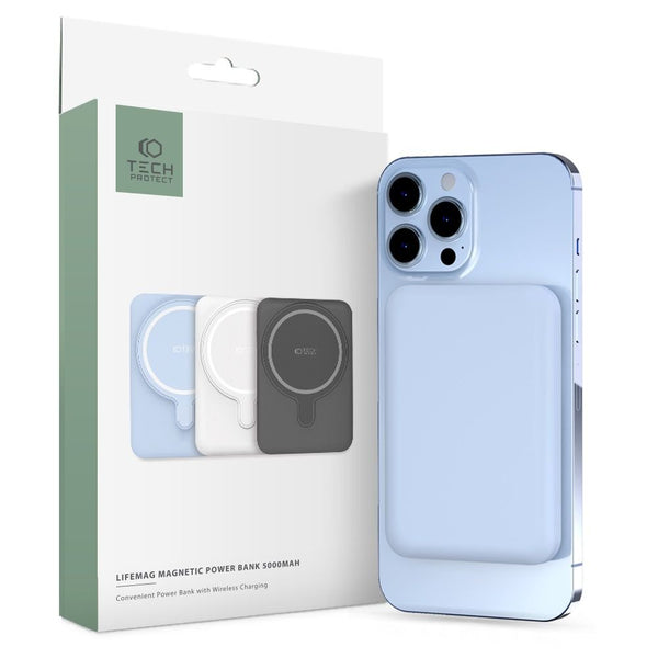 Tech - Protect PB10 Lifemag MagSafe PowerBank Μαγνητικό PowerBank Κινητού 5000 mAh - Blue