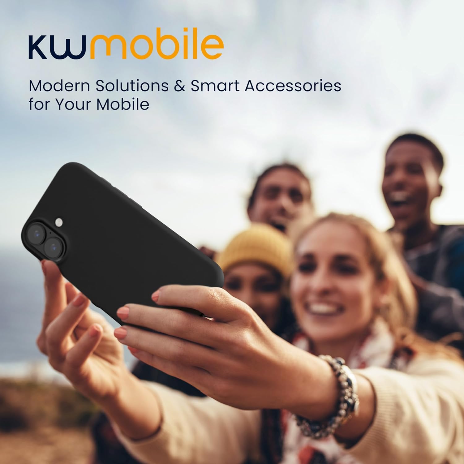 KW iPhone 16 Λεπτή Θήκη Σιλικόνης TPU - Matte Black