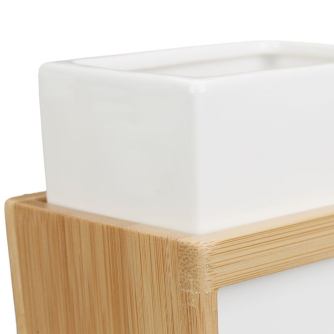 Relaxdays Αξεσουάρ Μπάνιου - White / Natural - 4052025222055