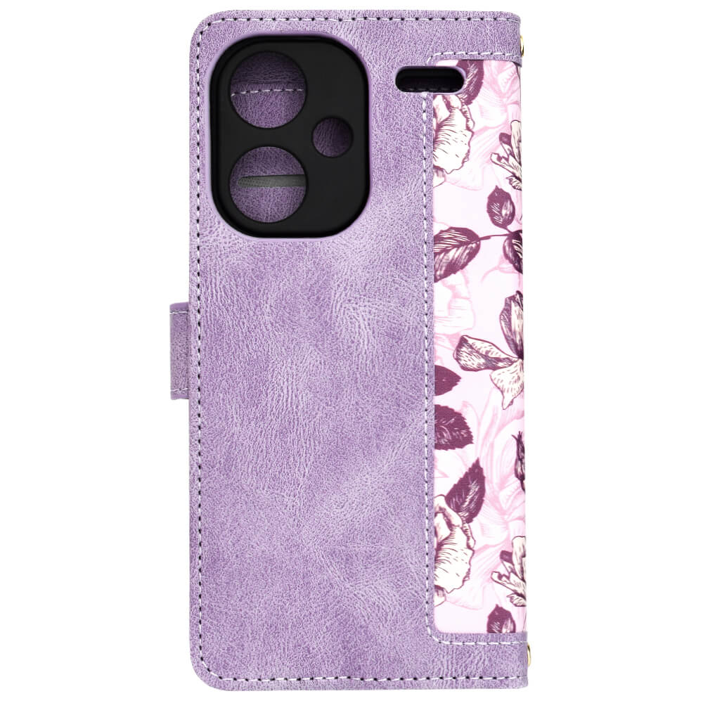 Techsuit Xiaomi Redmi Note 13 Pro+ 5G - FlipCraft - Θήκη Πορτοφόλι από Δερματίνη - Mysterious Purple