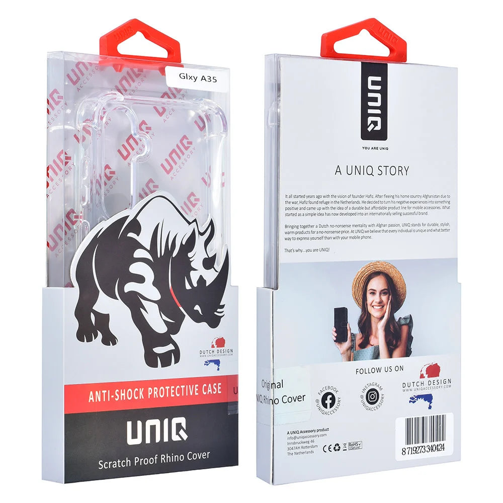 Tuniq Samsung Galaxy A35 5G Θήκη Σιλικόνης με Ενισχυμένες Γωνίες - Διάφανη