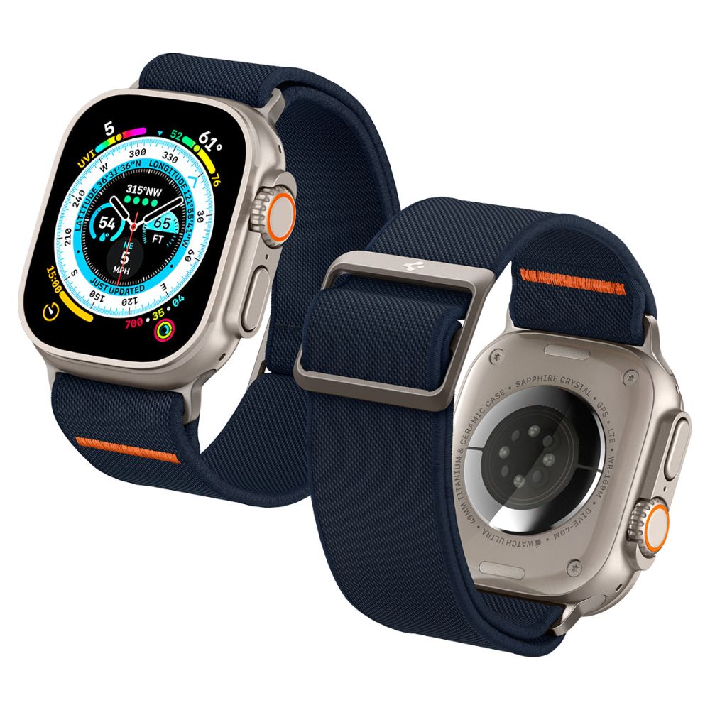 Spigen Λουράκι Apple Watch 8/9/10/11 - SE (1/2/3) - Ultra (1/2/3) – 44/45/46/49mm Fit Lite Ultra - Navy