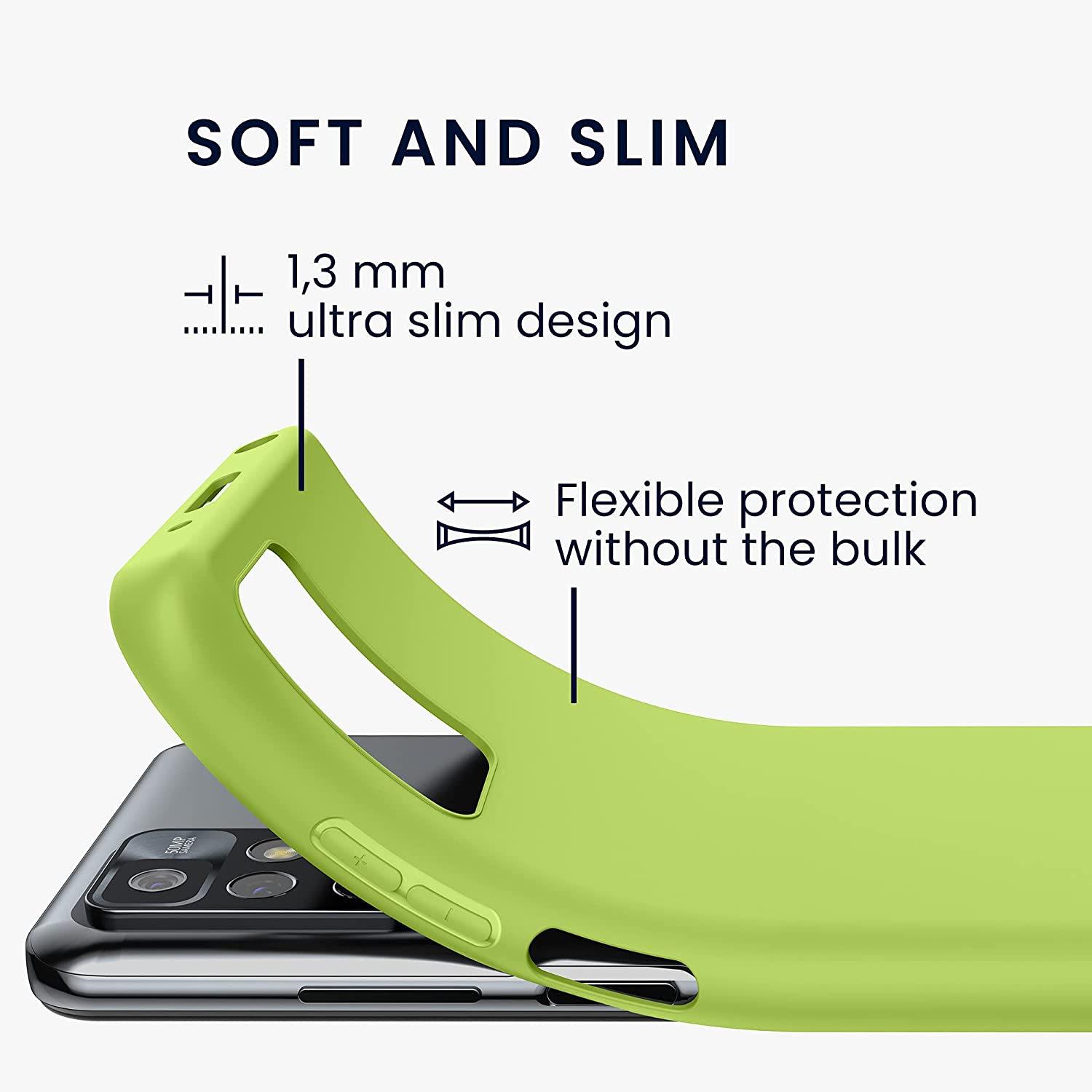 KW Xiaomi Redmi 10 Θήκη Σιλικόνης TPU - Green Pepper - 56147.220