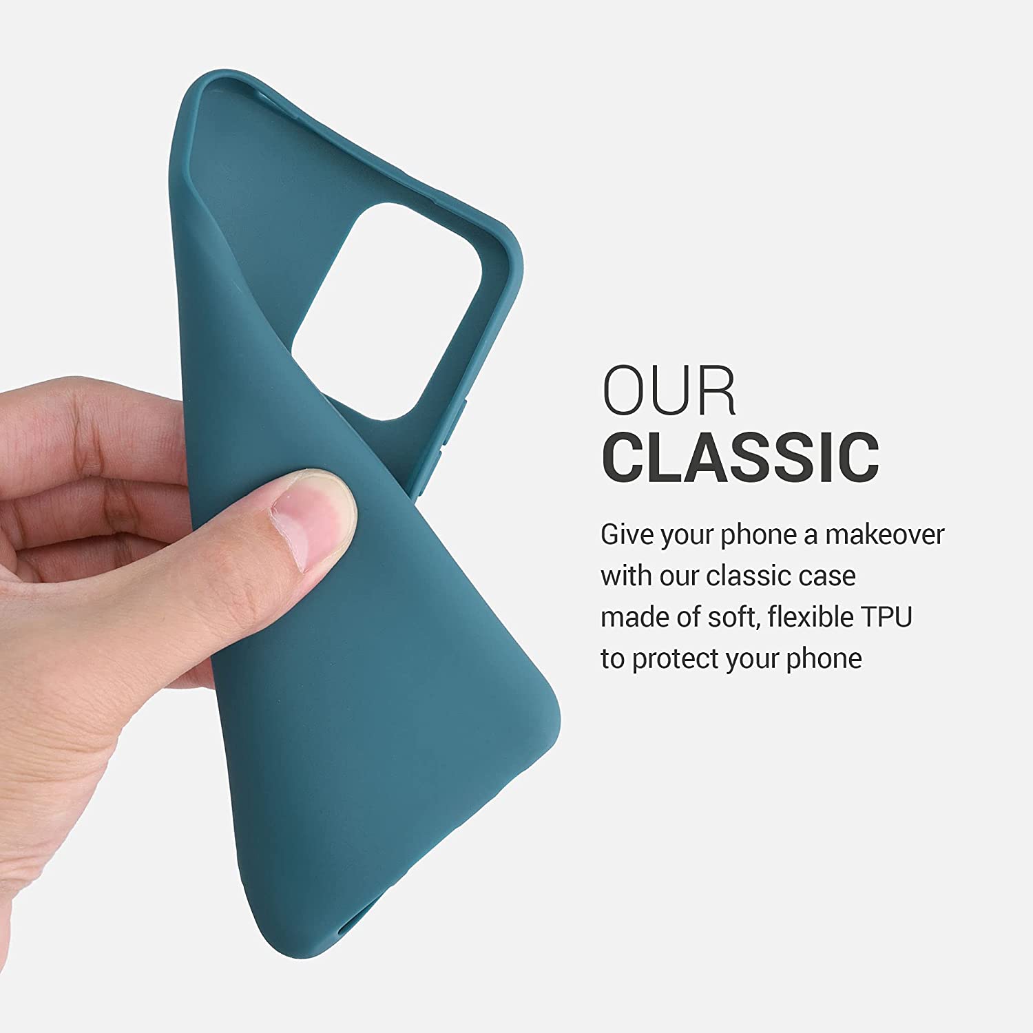 KW Xiaomi Redmi Note 10 / Note 10s / Poco M5s Θήκη Σιλικόνης TPU - Petrol Matte - 54541.57