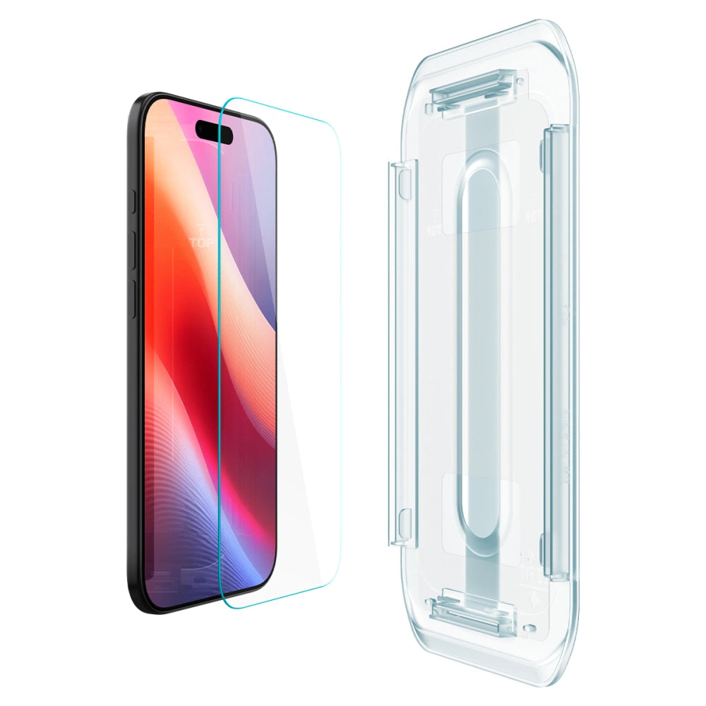 Spigen iPhone Air - Glas.TR EZ Fit - 9H Αντιχαρακτικό Γυαλί Οθόνης - 2 Τεμάχια - Clear - AGL09861