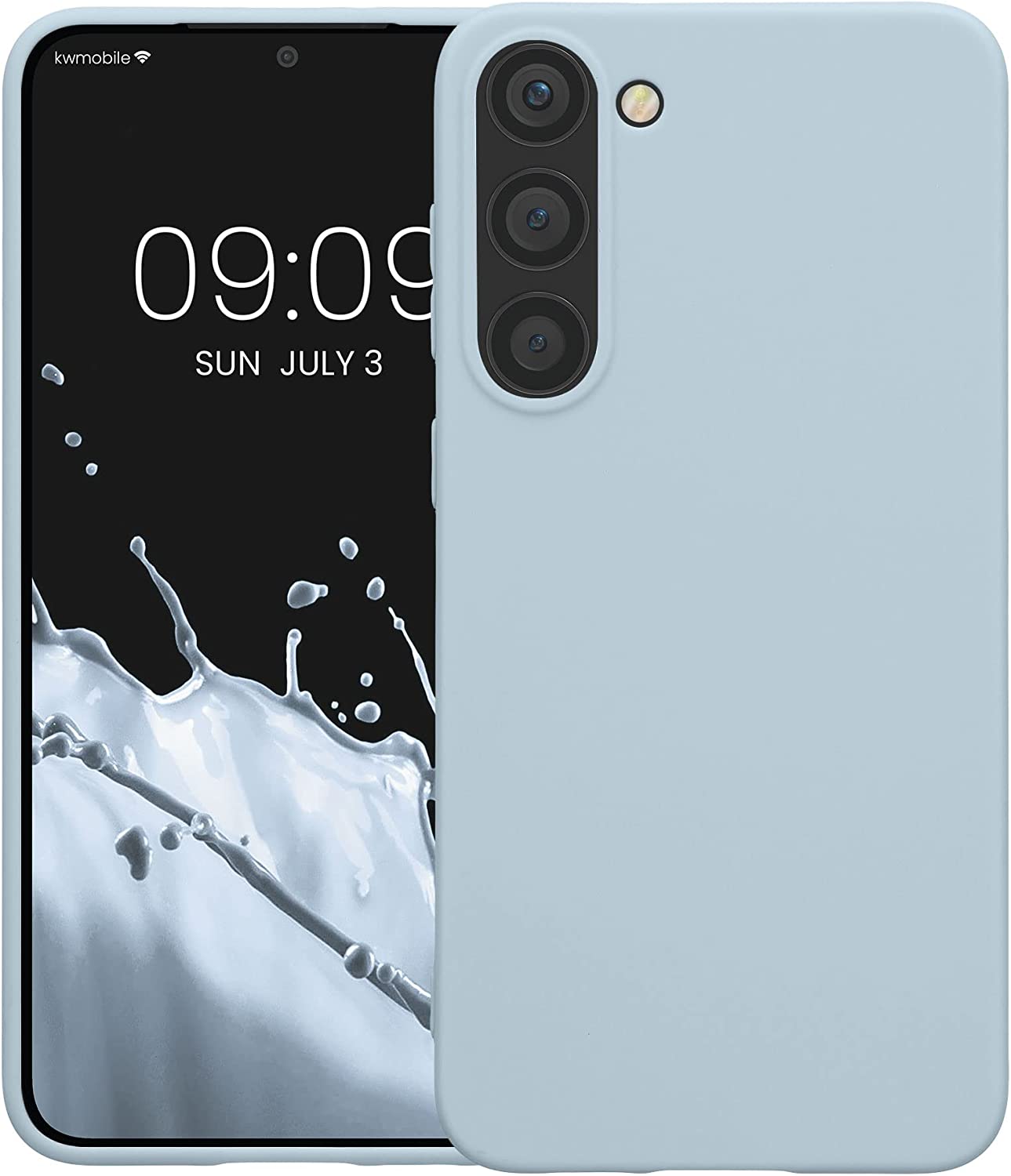 KW Samsung Galaxy S23+ Θήκη Σιλικόνης TPU - Light Blue - 60283.58