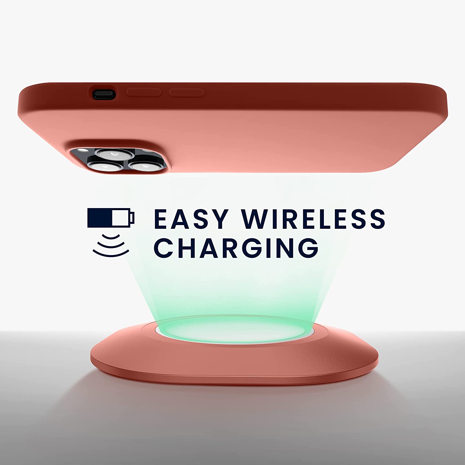 KW iPhone 14 Pro Θήκη Σιλικόνης TPU - Winter Rose - 59073.193