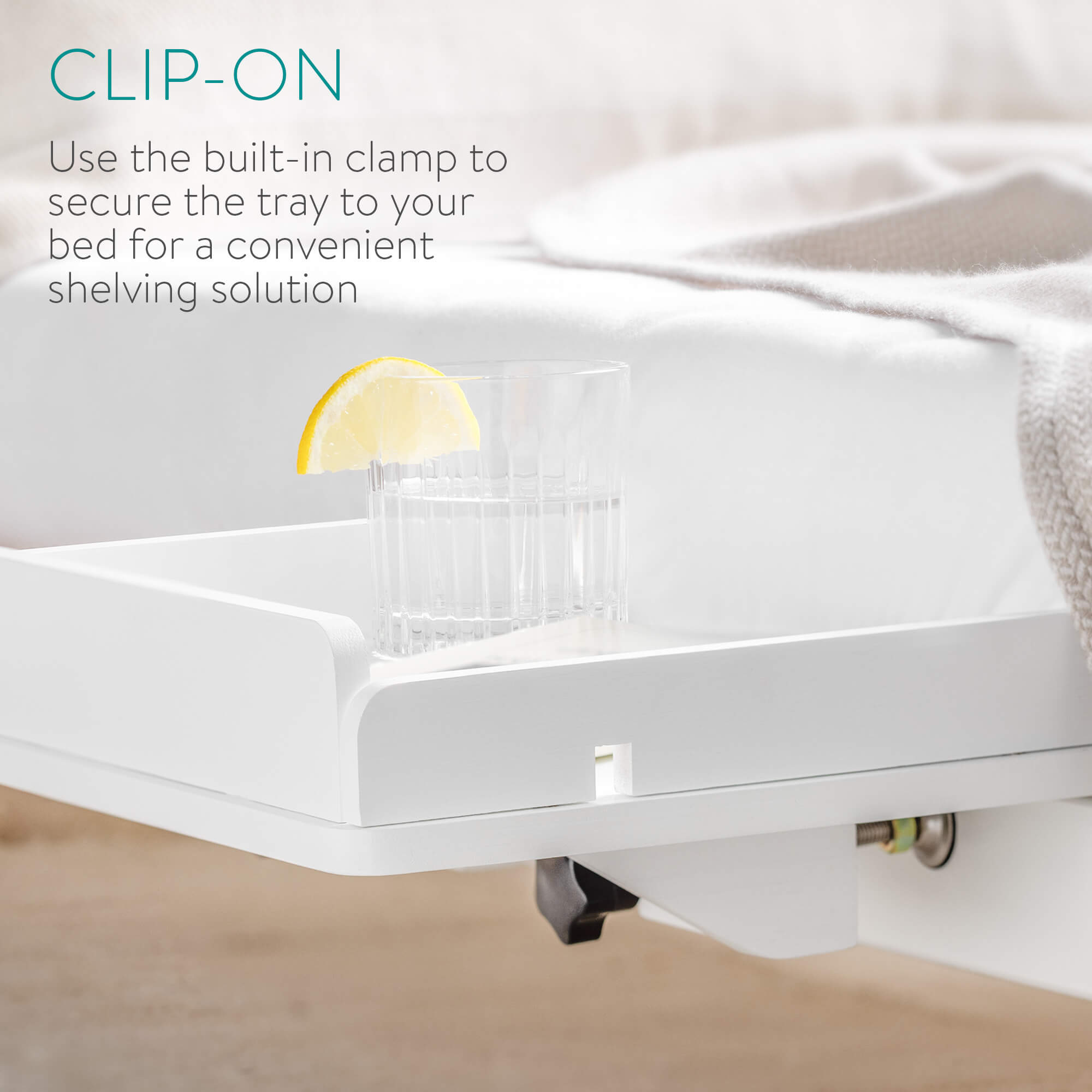 Navaris Κρεμαστό Κομοδίνο από Μπαμπού - White - 52639.01.02