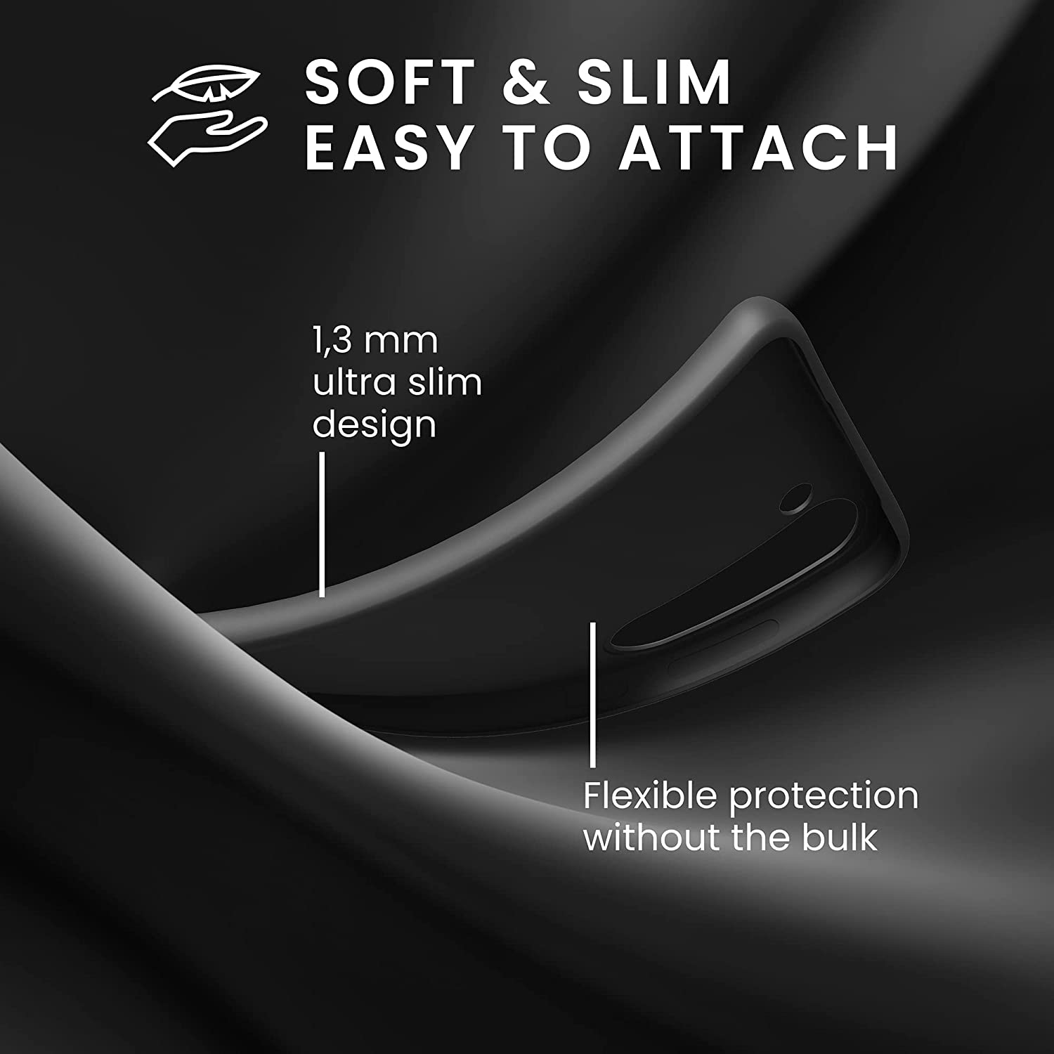 KW Samsung Galaxy S23+ Θήκη Σιλικόνης TPU - Black - 60283.01