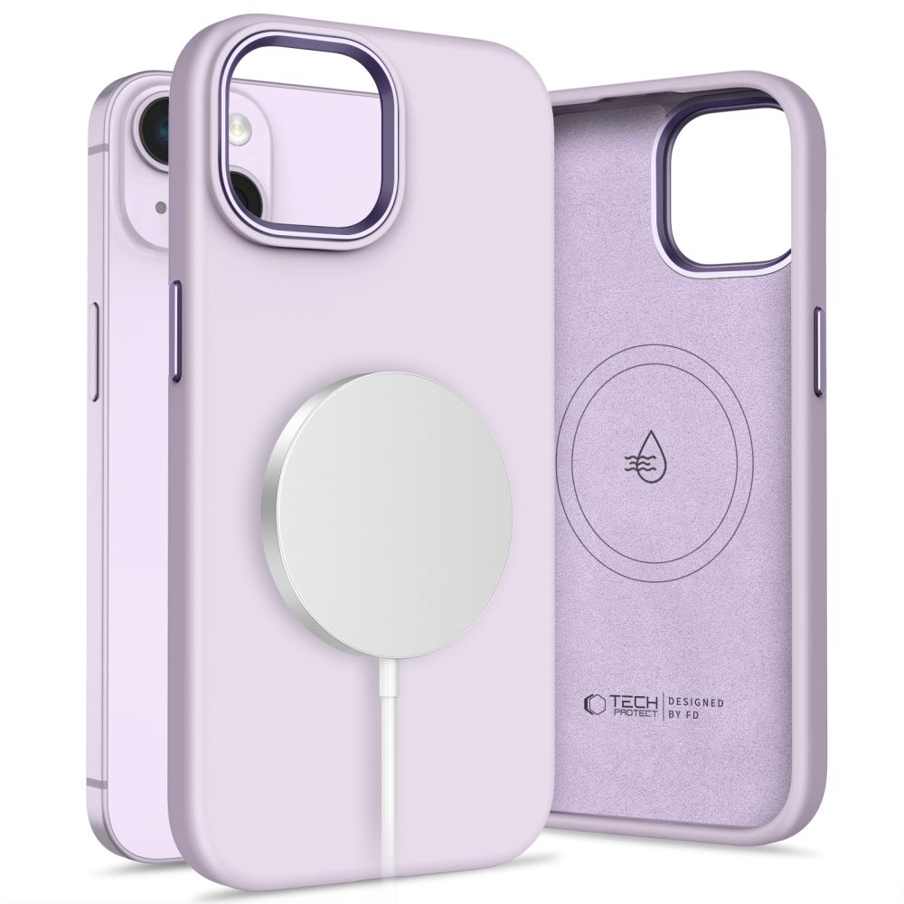 Tech-Protect iPhone 14 Silicone Pure Θήκη Σιλικόνης TPU με MagSafe - Mauve