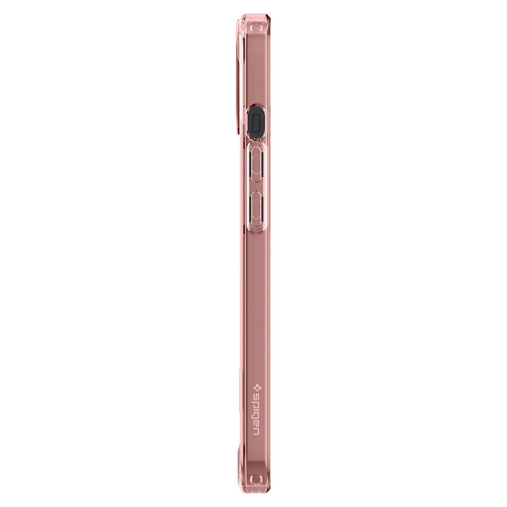 Spigen iPhone 13 Ultra Hybrid Σκληρή Θήκη με Πλαίσιο Σιλικόνης - Rose Crystal