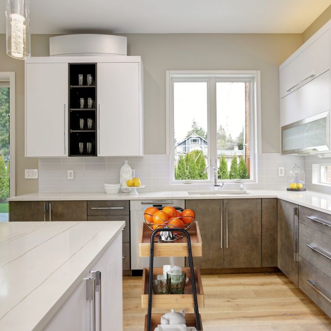 Relaxdays Καρότσι Σερβιρίσματος με 3 Ράφια από Μπαμπού - 70 x 49,5 x 28 cm - Natural / Black - 4052025250034