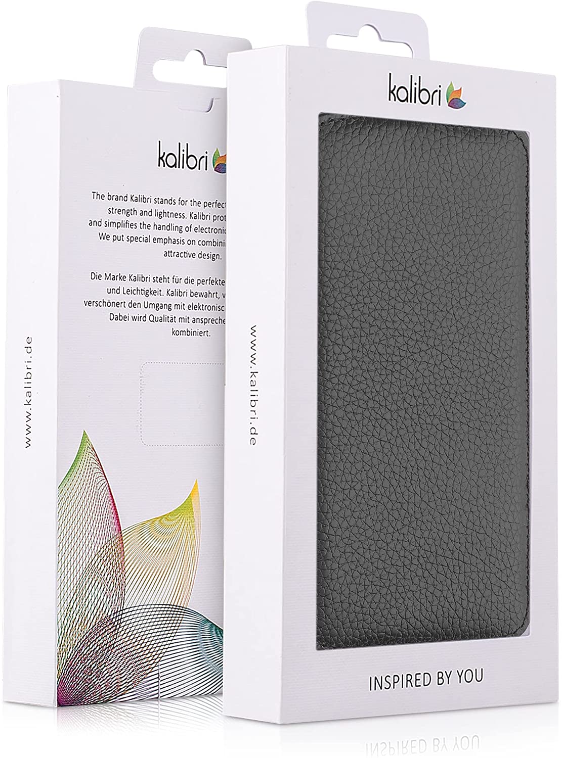 Kalibri iPhone 13 Θήκη Flip από Γνήσιο Δέρμα - Black - 56410.01